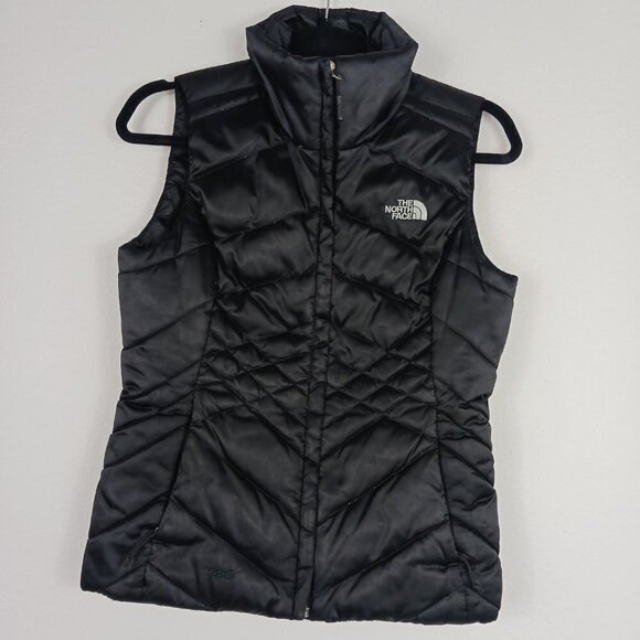 The North Face Aconcagua 550 Fill Down Puffer Vest Womens XS Black Full-Zip - Picture 2 of 7